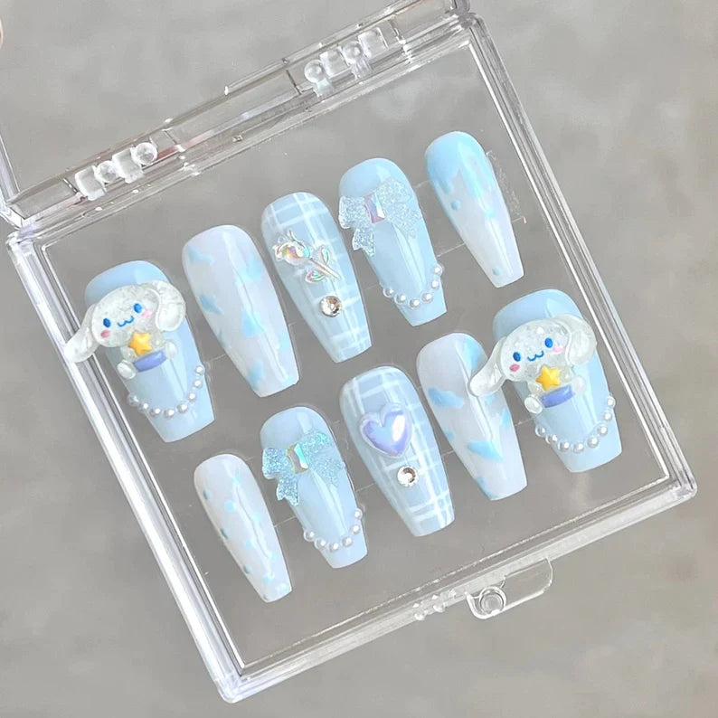 Blue - Press On Nails